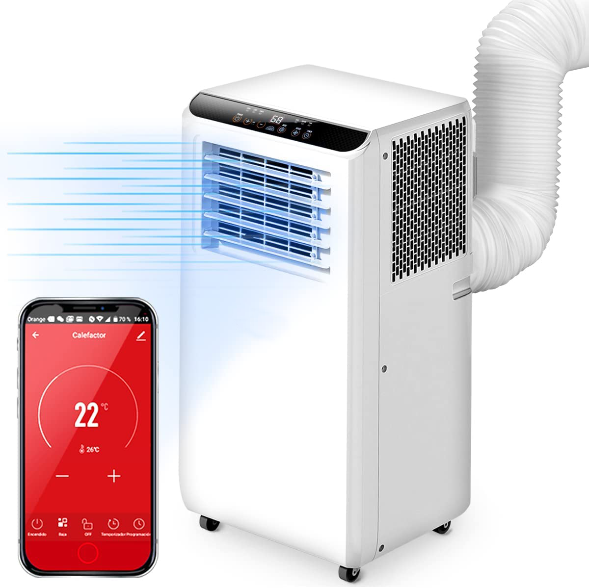 Aire Acondicionado Portátil Wifi Smart CoolECO