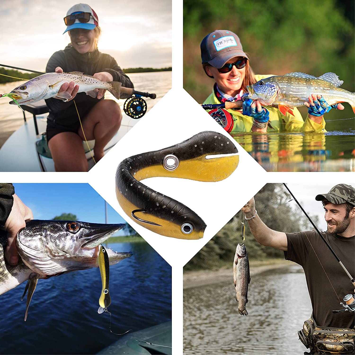 PACK DE 5 CEBOS BIÓNICOS REALISTAS - LUREFISH™