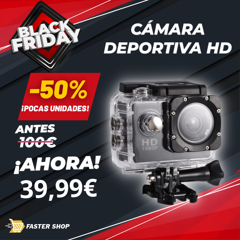 Cámara Deportiva HD PRO MAX