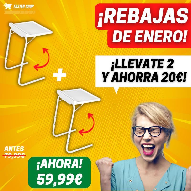 Mesa Plegable Auxiliar - TableFlex PRO™