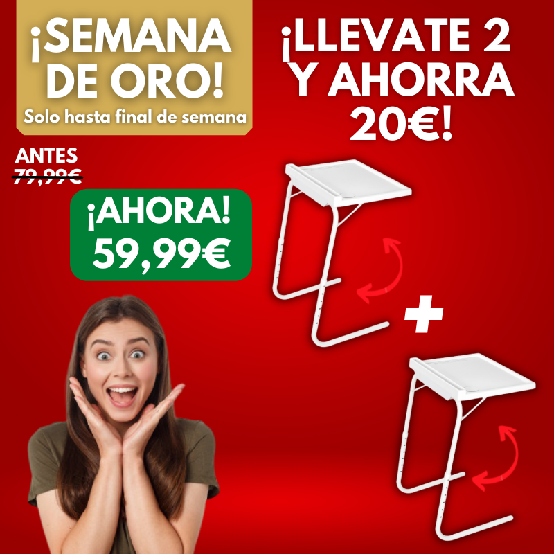 Mesa Plegable Auxiliar - TableFlex PRO™