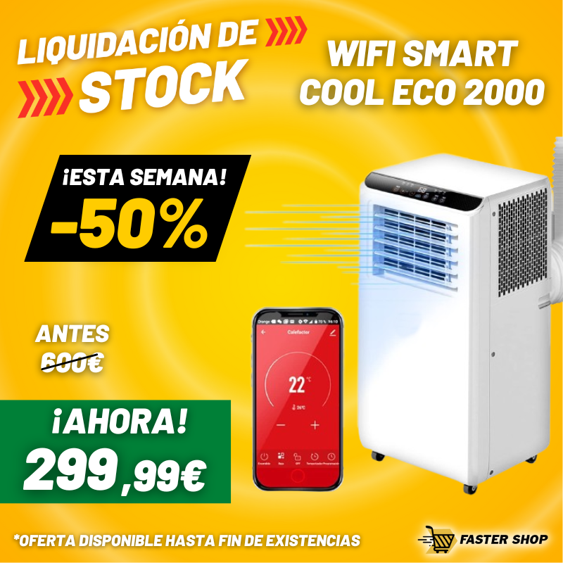 Aire Acondicionado Portátil Wifi Smart CoolECO
