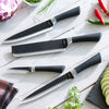 CONJUNTO DE CUCHILLOS NAMIUTSU BLACK SHARKSWISS™  (6 PIEZAS)